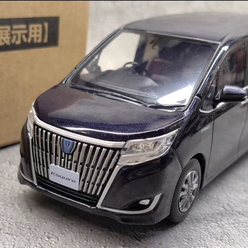 โรงงานเดิม 1/30 Toyota Esquire Van Business Vehicle Alloy Collection Car Model Japanese Version Read