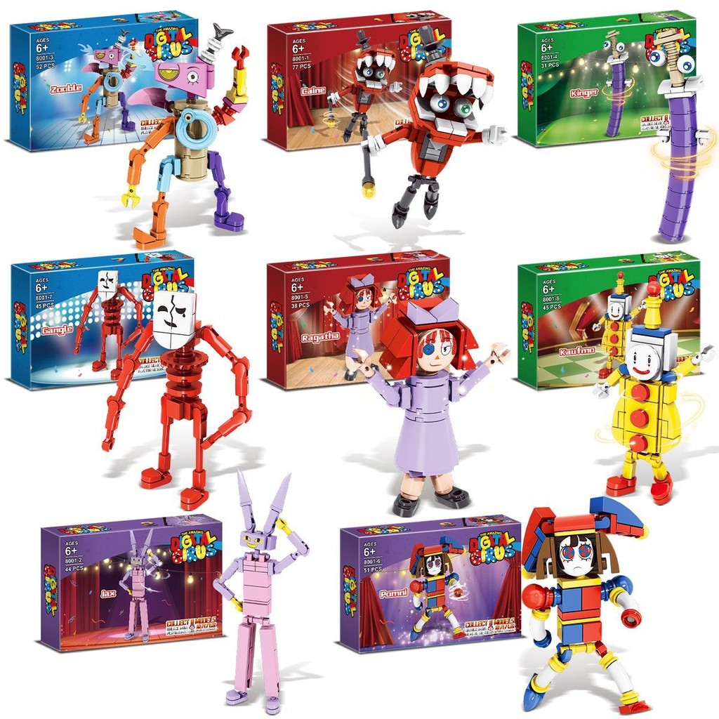 เข้ากันได้กับ LEGO Magic Digital Circus Toy Gift เข้ากันได้กับ LEGO Magic Digital Circus MOC Mini202