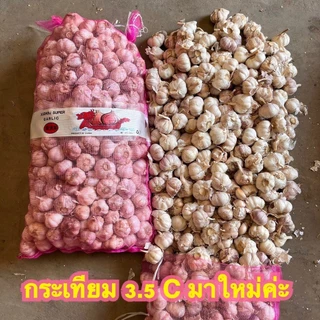 K35 กระเทียมปองหัว 3.5เซน น้ำหนัก9-10 กิโล ยกกระสอบ
