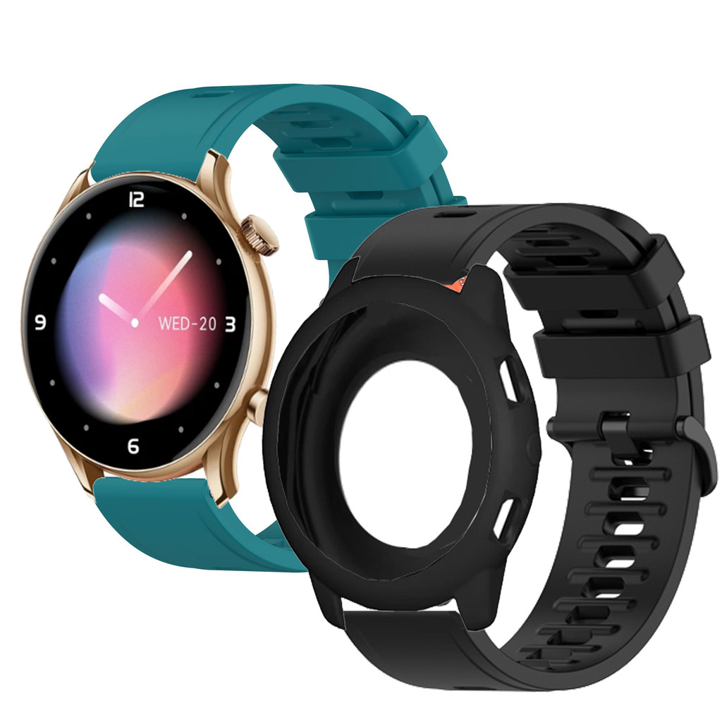 สําหรับ เคส Aolon GTR3 เคส นาฬิกาป้องกันหน้าจอฝาครอบอุปกรณ์เสริม Aolon GTR 3 Smartwatch Band สายคล้อ