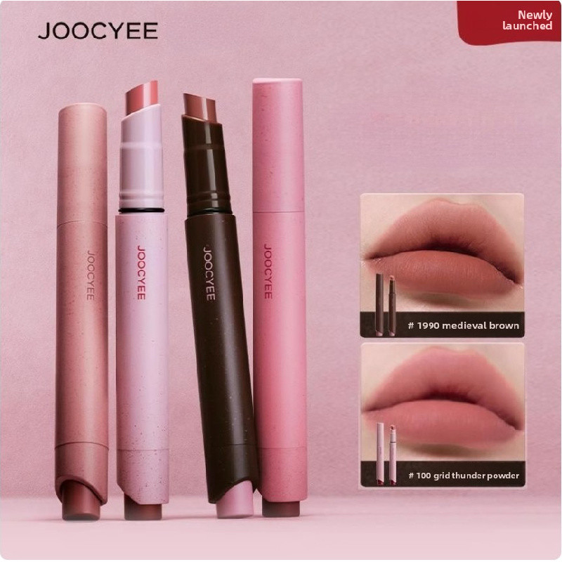 Joocyee Pink Mist Lipstick Pen Lipstick Matte Magnum White Lipstick