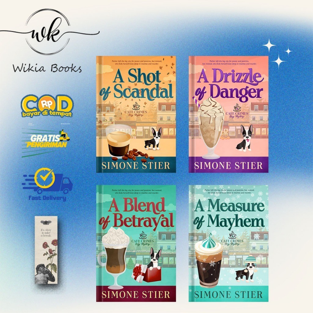 A Cafe Crimes Cozy Mystery Series (ซีรีส์ 3 เล่ม) โดย Simone Stier (เวอร์ชันภาษาอังกฤษ)
