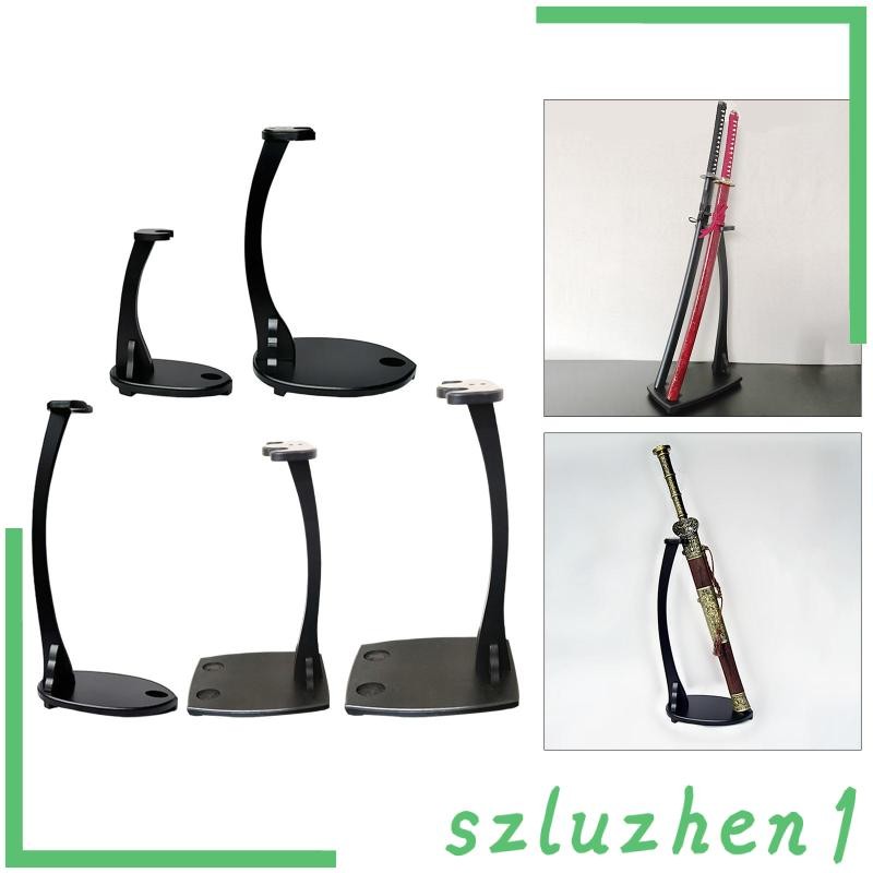 [Szluzhen1] ที่ใส่ดาบแนวตั้งชั้นวางไม้กายสิทธิ์วงเล็บจอแสดงผลที่แขวนเดสก์ท็อปจอแสดงผล Tanto