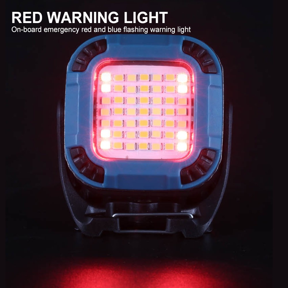 【COD】LED โคมไฟสปอตไลท์ ไฟฉาย USB Strong Light ชาร์จไฟฉายแบบพกพากลางแจ้ง Power Bank Camping ตกปลาฉุกเฉินโคมไฟทํางาน Hook - รูปที่ 4