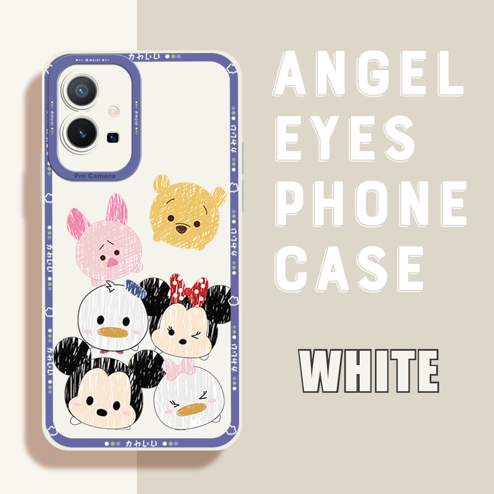 HPเคสโทรศัพท์สําหรับVivo Y75 Y55 Y55S 2023 T1 5Gโทรศัพท์เดิมใหม่ยางนุ่มโทรศัพท์กล้องProtector Design