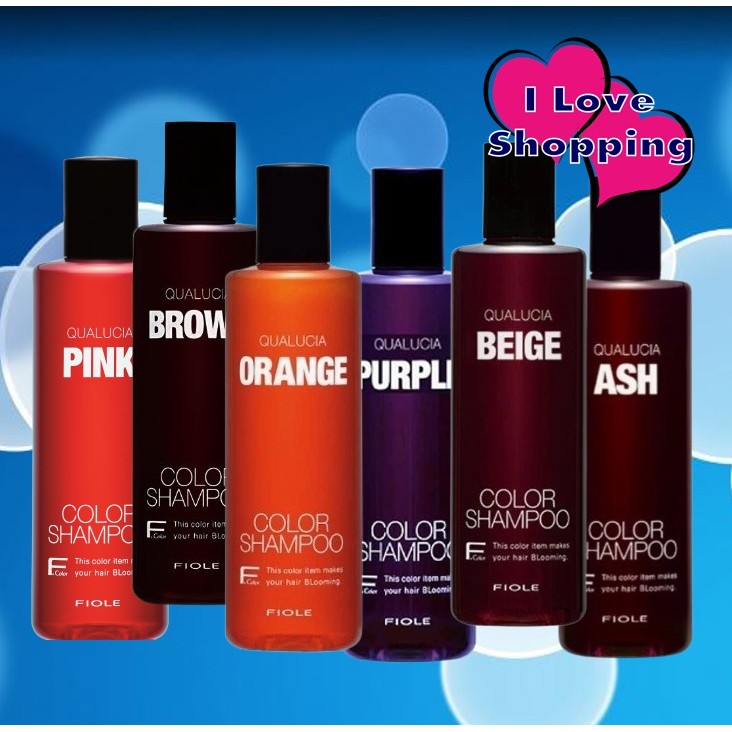 FIOLE Qualucia Color Shampoo 250 ml แชมพูดูแลสีผม ให้สีสดชัดยาวนาน ชะลอสีเฟด
