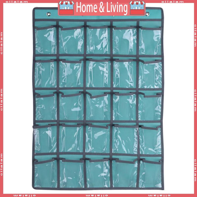 CI ห้องเรียน Organizer Chart 25 กระเป๋าใสขนาดใหญ่ Fit สําหรับเก็บโทรศัพท์เครื่องคิดเลข Props Office Home Stationeri