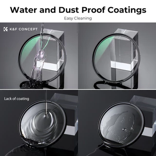 K&F NANO-X MCUV Filter ฟิลเตอร์ UV ใสพิเศษ กันน้ำ กันรอย แถมผ้า Microfiber 3ชิ้น