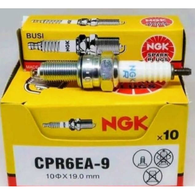 หัวเทียนรถจักรยานยนต์ NGK CPR6EA-9 ดั้งเดิม