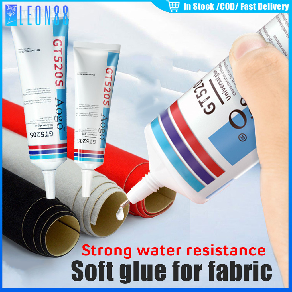 ของมาใหม่！60ML.กาวติดผ้าแทนเย็บ กันน้ำ ซักได้ ไม่มีรอยปัก ถัก ร้อยปุ่ม สำหรับผ้าใบ ผ้ายีนส์