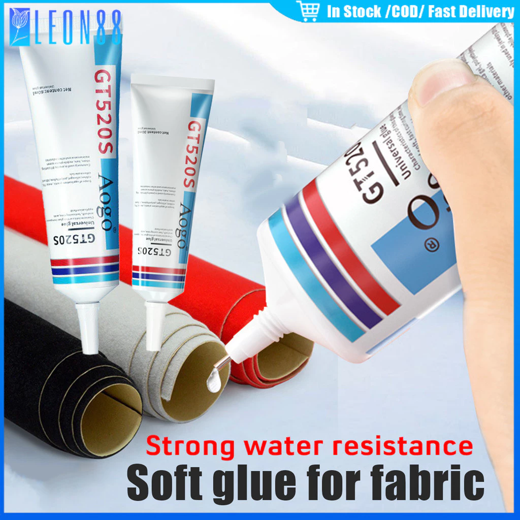ของมาใหม่!60ML.กาวติดผ้าแทนเย็บ กันน้ำ ซักได้ ไม่มีรอยปัก ถัก ร้อยปุ่ม สำหรับผ้าใบ ผ้ายีนส์