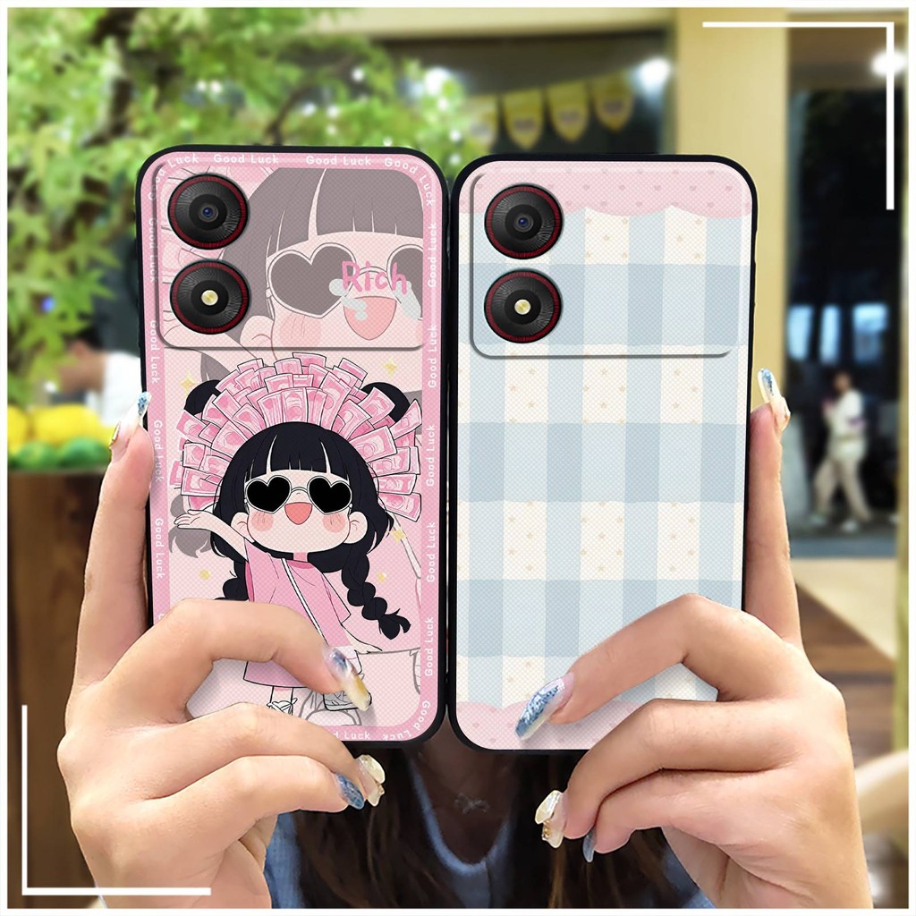 ZTE ทนทานสัตว์เคสโทรศัพท์สําหรับZTE Blade A34 กระเป๋าโทรศัพท์การ์ตูนกันกระแทกฝาหลังเต็มห่อป้องกันฝุ่