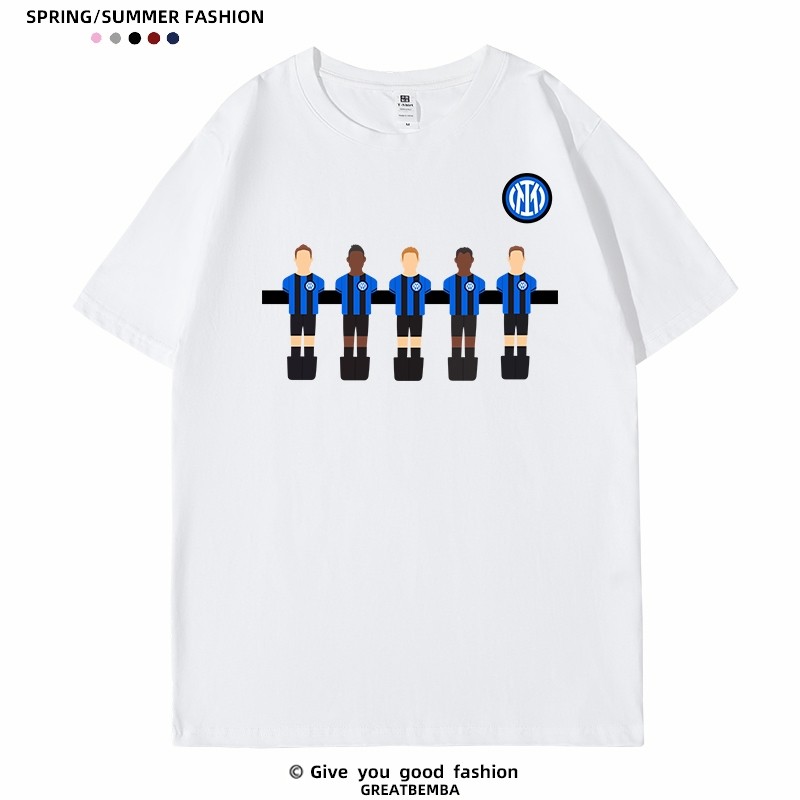 2025 Inter Milan Football Champions League Final Champion Same T-shirt Inter Milan Short sleeved T-s