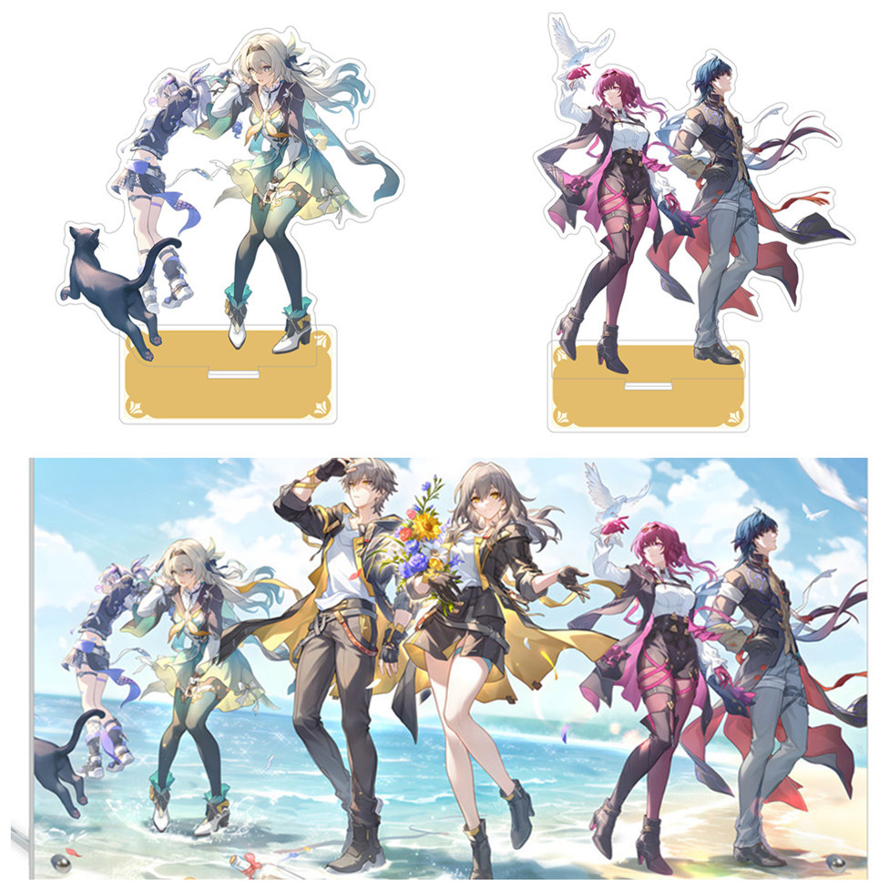 Honkai: Star Rail Blade Firefly Anime Game Merch Standees ป้ายขาตั้งจอแสดงผลอะคริลิคขนาดใหญ่