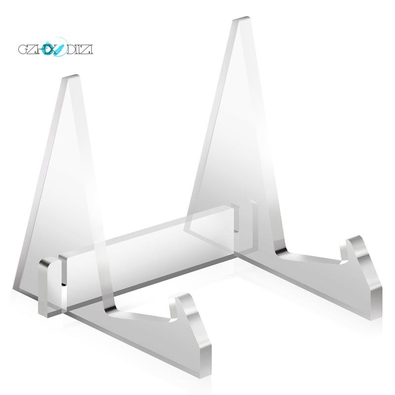 GzhxdiiziVinyl Record Storage Holder Acrylic Record Display Stand Portable Book Display Stand