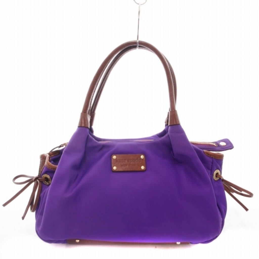 Kate Spade Handbag Nylon purple Direct from Japan Secondhand