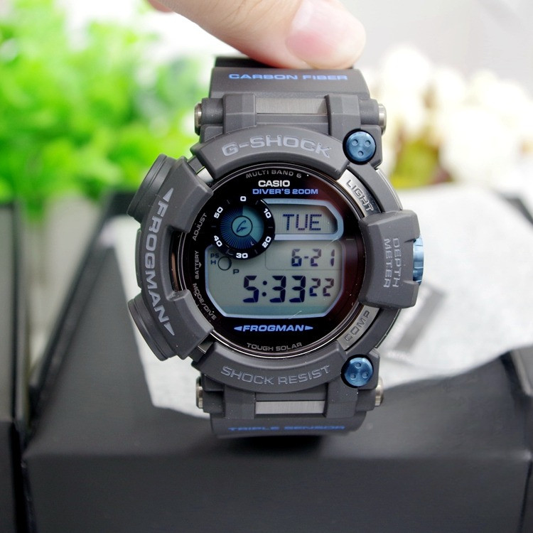 JDM WATCH ★ Casio G-Shock Master of G FrogMan GWF-D1000B-1JF Movement 3445 Carbon Fiber Case Resin S