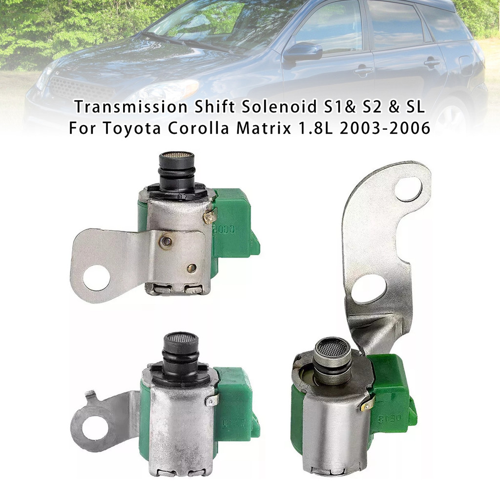 ชุดโซลินอยด์วาล์วเกียร์ 3 ชิ้น A245E เหมาะสําหรับ Toyota Corolla Matrix 1.8L