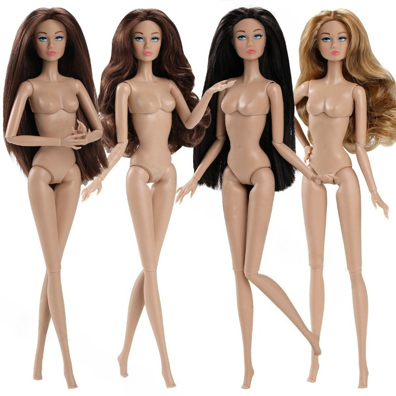 1 ชิ้นผิวธรรมดา 32 ซม.Supermodle ตุ๊กตา Muti-joints Body สําหรับ 1/6 Lady ตุ๊กตา Accesories แต่งตัวของเล่น