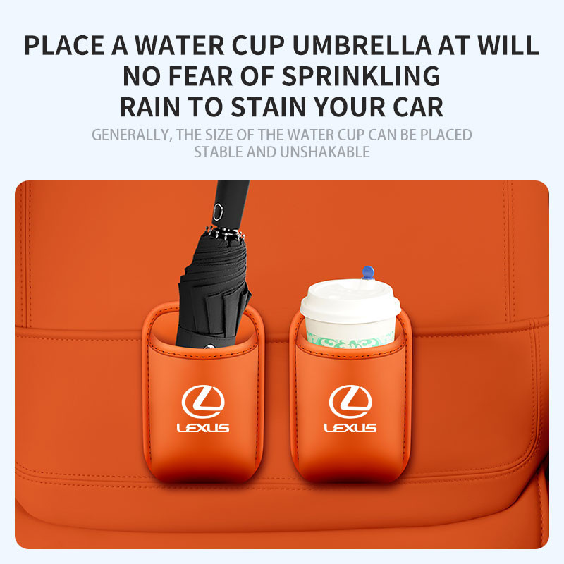 กล่องเก็บของถ้วยน้ําในรถยนต์ Lexus, ชั้นเก็บของร่มด้านหลังที่นั่ง, ที่เก็บของประตูรถยนต์ ES-350 RX300 GS LS IS LX CT ราคา ถูกที่สุด ดีลบีเคเค แกลเลอรีภาพที่ 2