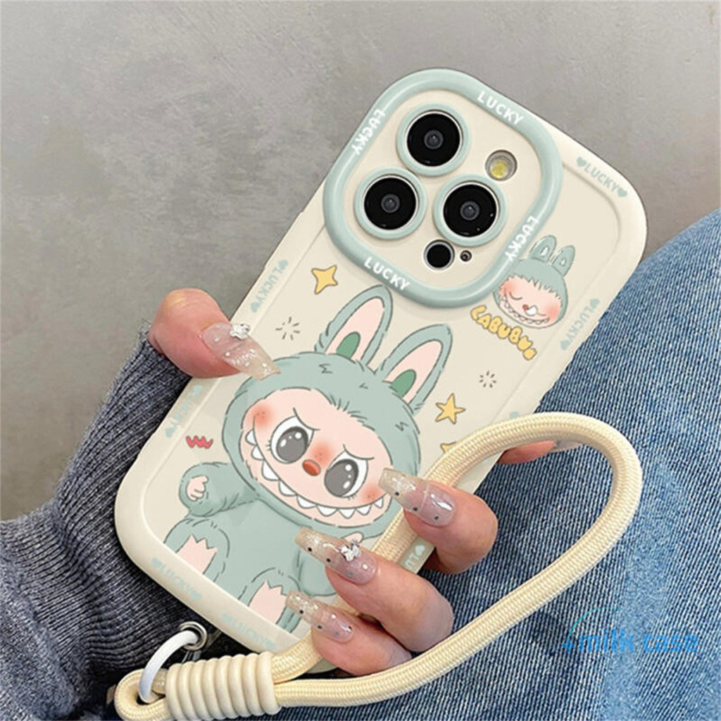 เคสไอโฟน labubu สำหรับ IPhone 11 15 16 13 12 14 Pro Max XR X XS Max 7 8 15 Plus เคส IPhone เคสไอโฟน 