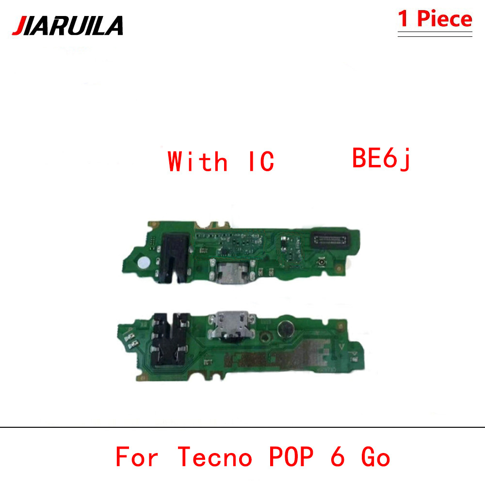 แผงชาร์จ USB สำหรับ Tecno POP 6 Go ชาร์จพอร์ต ด็อก ชิ้นส่วนเชื่อมต่อ แพรตูดชาร์จ
