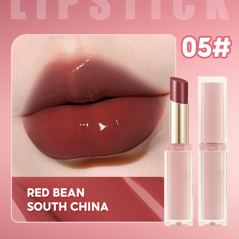 ลิปสติก Gege Bear Water Light Mirror Glass Jelly Lipstick สีขาว ลิปกลอสเนื้อไม่หลุดง่าย ราคา ถูกที่สุด ดีลบีเคเค แกลเลอรีภาพที่ 6