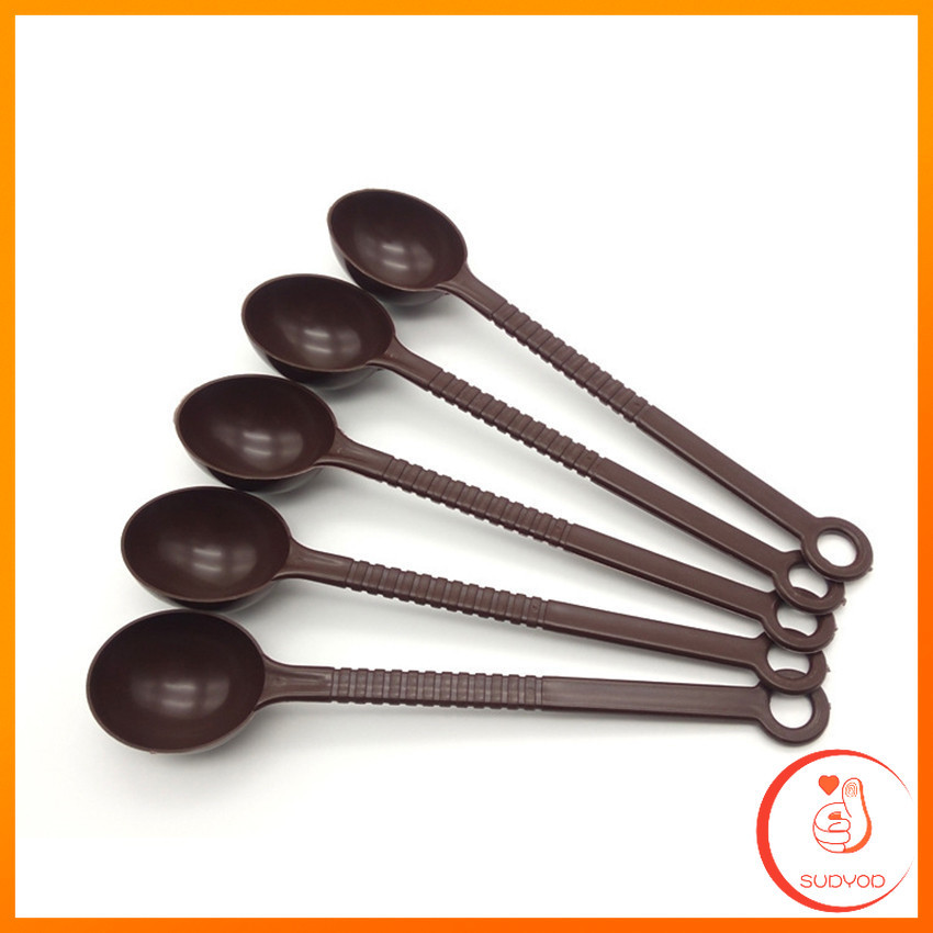 Sudyod ช้อนตักกาแฟ ขนาด 10 กรัม  ตักผงผลไม้ ช้อนตวงพิเศษ แบบสีทึบ  Plastic measuring spoon