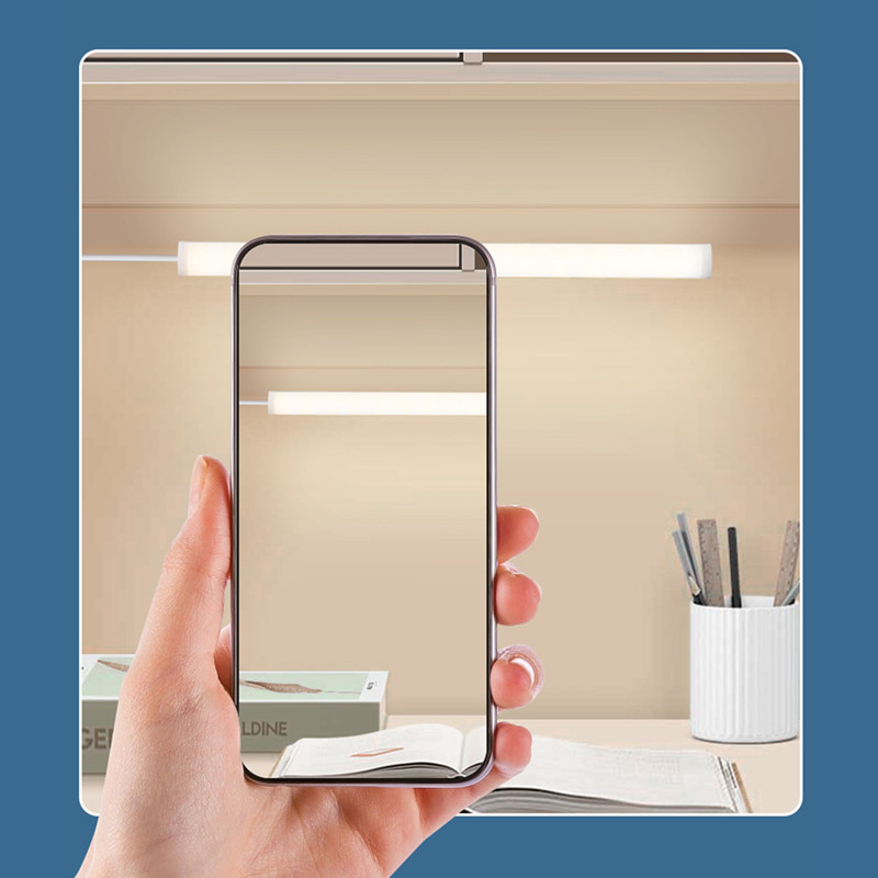 หลอดไฟ LED โคมไฟแม่เหล็ก USB ไฟ 40/50CM 3 สี 9 ระดับ แถบไฟหรี่ โคมไฟอ่านหนังสือ โคมไฟติดผนังห้องนอน - รูปที่ 3