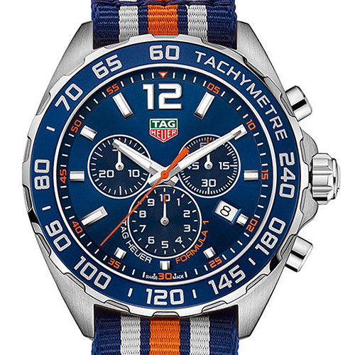 TT.TAGE Heuersee F1 Series CAZ1014.FC8196 นาฬิกาข้อมือผู้ชายแฟชั่น Blue Quartz Movement