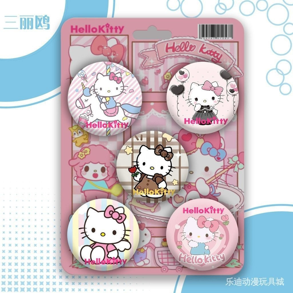 Badge/brooch/bar Badge/brooch/bar HelloKitty Hello Kitty สินค้า 44MM รวมเข็มกลัด Badge High-Value ba