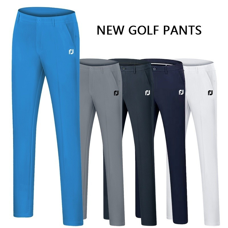 [ FootJoy ] กางเกงกอล์ฟผู้ชาย ระบายอากาศได้ดี และแห้งไว สไตล์กระชับ สบาย ๆ แต่เรียบร้อย เสื้อผ้าแฟชั่นผู้ชาย