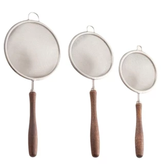 in stockBRIL กระชอนตาข่ายละเอียด, ทําความสะอาดง่ายสแตนเลส Matcha Sifter, Rust-Proof Small Very Fine Mesh Didi ตะแกรงสําหรับห้องครัว