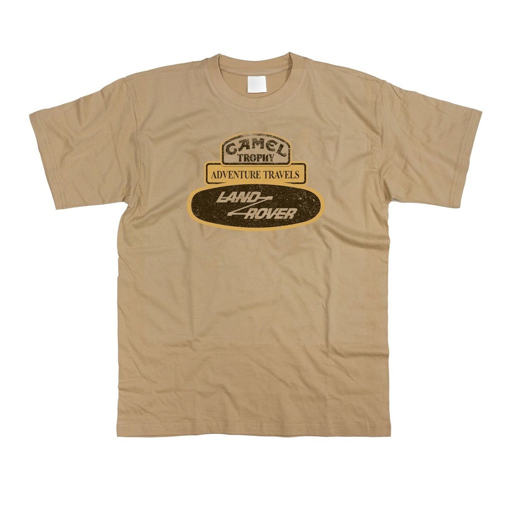 【New】camel trophy badge land rover range discovery series เสื้อยืดลําลองสําหรับผู้ชายแขนสั้นเหมาะกับการเล่นกีฬาSize S-5X