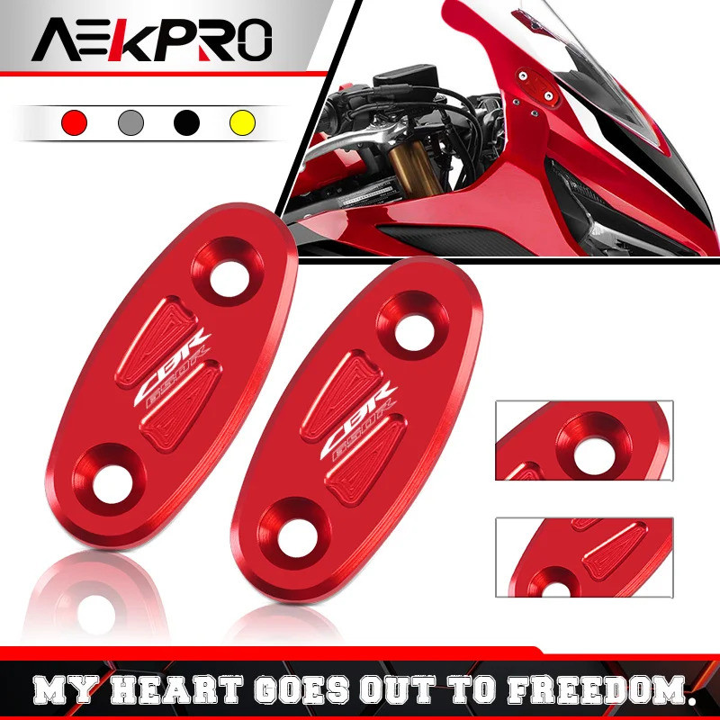 สําหรับ Honda CBR650R CBR650F กระจกรถจักรยานยนต์ด้านหลังกระจกฝาครอบกระจก Driven กระจกกําจัดหมวก cbr6