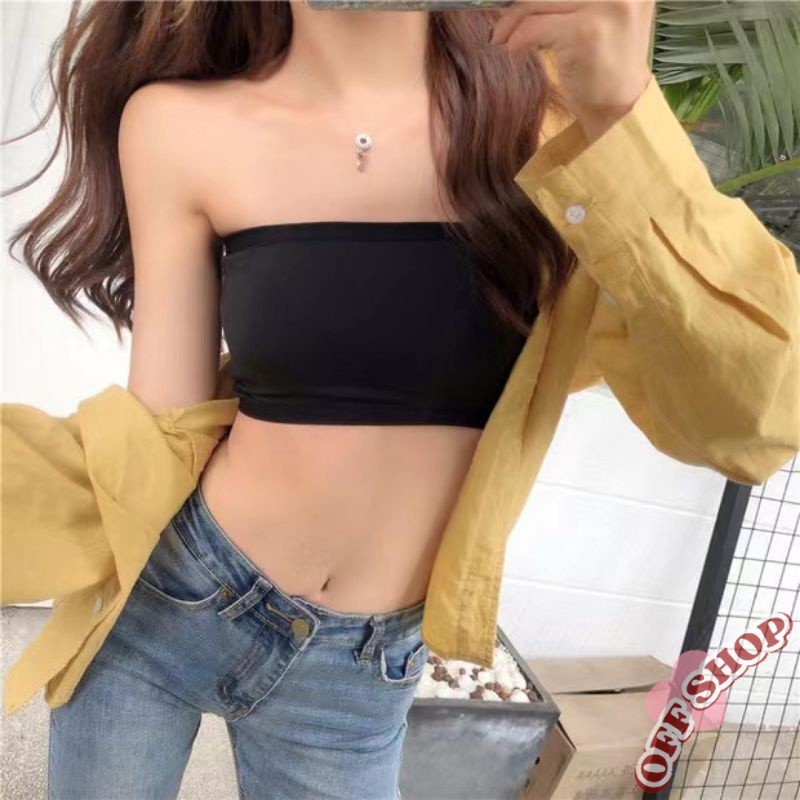 OFF SHOP  ใหม่ 2025 เสื้อเกาะอก สาวอวบใส่ได้จ้า ทรงสวยแมตช์ง่าย ผ้านิ่มใส่สบาย ”MX-2 ราคา ถูกที่สุด ดีลบีเคเค แกลเลอรีภาพที่ 5