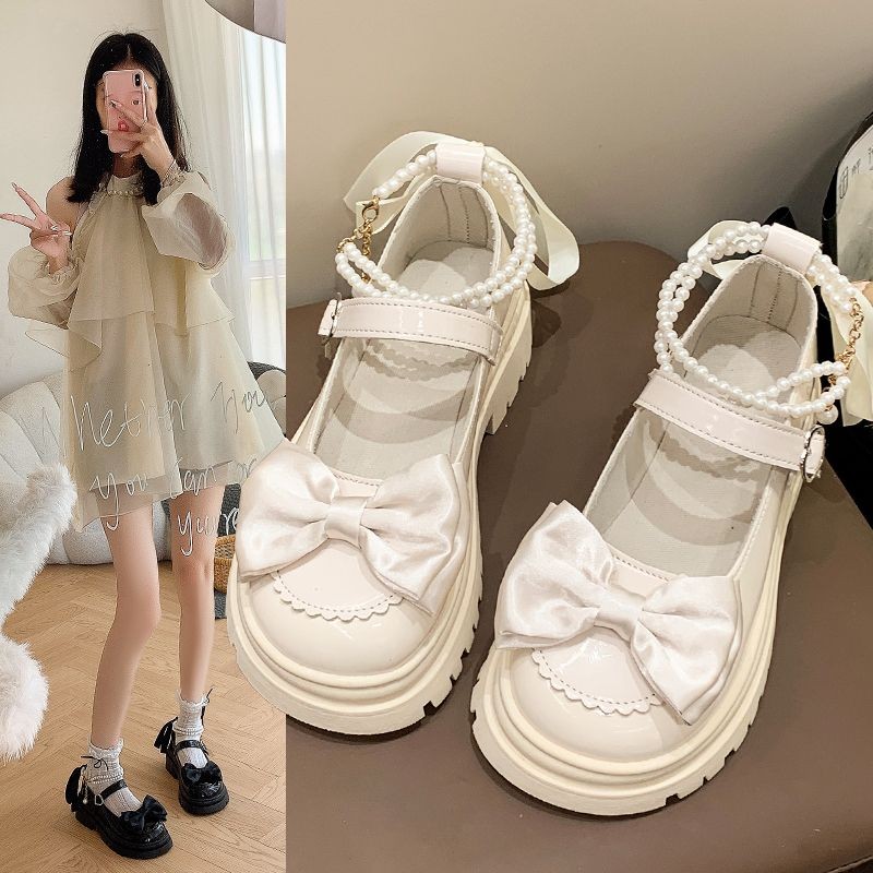 รองเท้าผู้หญิงขนาดใหญ่31-46รองเท้าแมรี่เจน2025ฤดูใบไม้ผลิฤดูใบไม้ร่วงแพลตฟอร์มสไตล์ใหม่ทุกการแข่งขันสไตล์อังกฤษรองเท้าหนังขนาดเล็กรองเ - รูปที่ 6