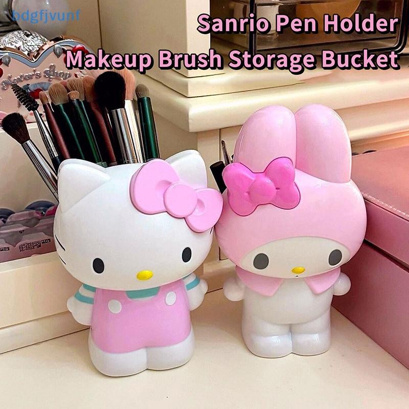 BDGF Sanrio Hello Kitty ที่ใส่ปากกาอะนิเมะ My Melody เครื่องเขียนแปรงแต่งหน้า Desktop ตกแต่งของขวัญของเล่น TH