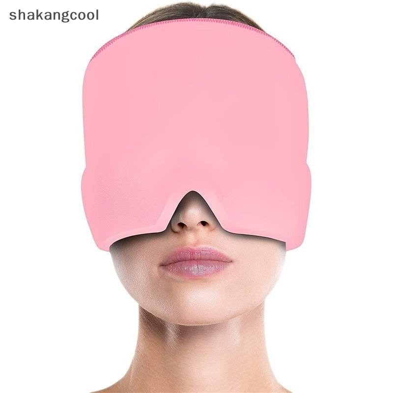 SCPH Relief Headgear Migraine Relief Cap Gel Ice Cap Cold Compress Therapy Cap Ice Head Wrap Pack Ey