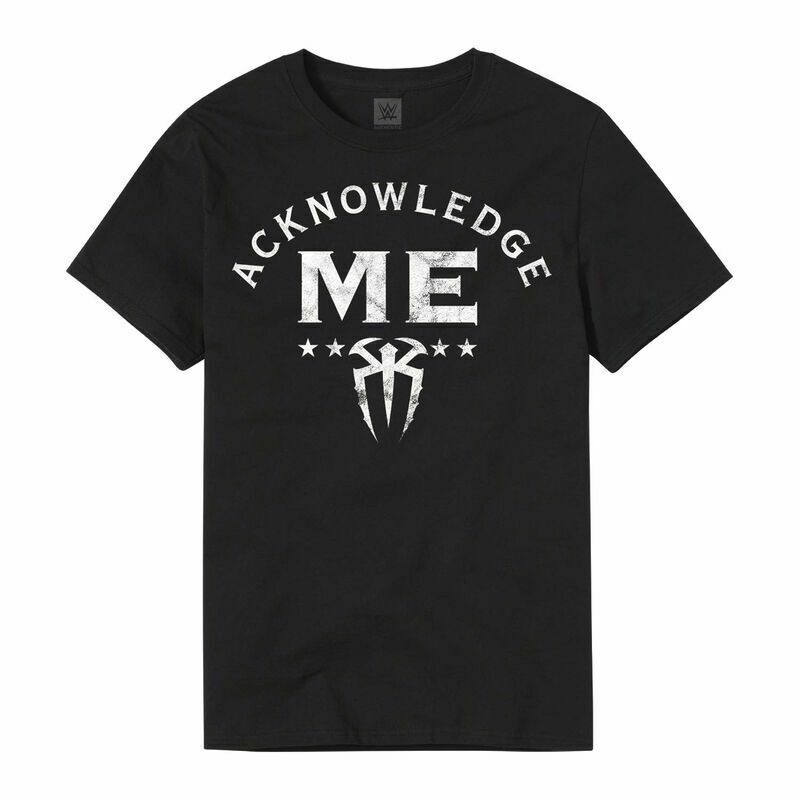 WWE Roman Reigns "acknowledge Me" T-Shirt  NEW