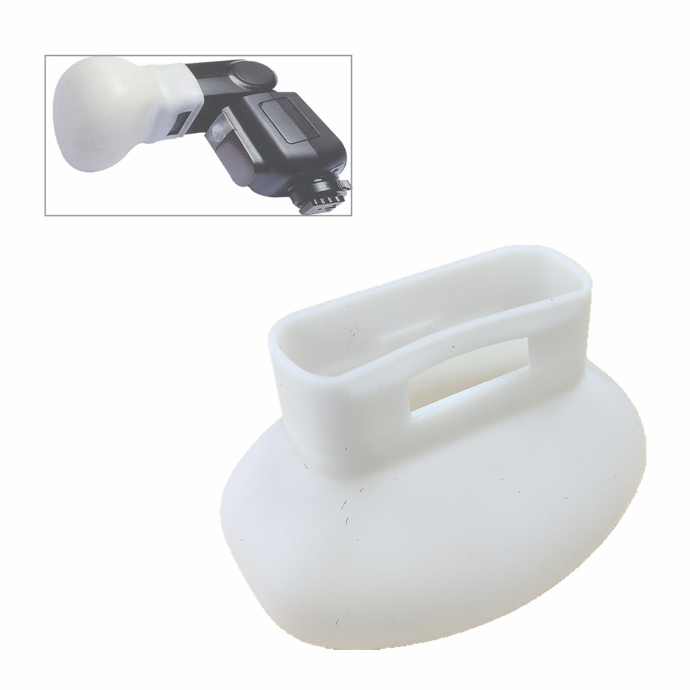 AK-R20 Soft Silicone Speedlite Flash Cap Diffuser Bounce Dome for Canon Nikon Sony Olympus Fujifilm Panasonic Yongnuo Speedlite