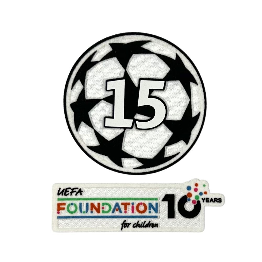 OFFICIAL UCL BOH15 + รองพื้น 10 Years 2025-26 แพทช์ (สําหรับ Real Madrid CF)
