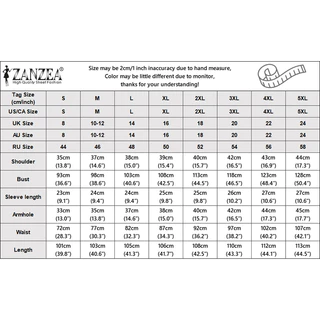 ZANZEA ใส่ ซานเซีย ผู้หญิงเกาหลีหรูหรารอบคอสั้นกลีบแขนตกแต่งพิมพ์ชุด
