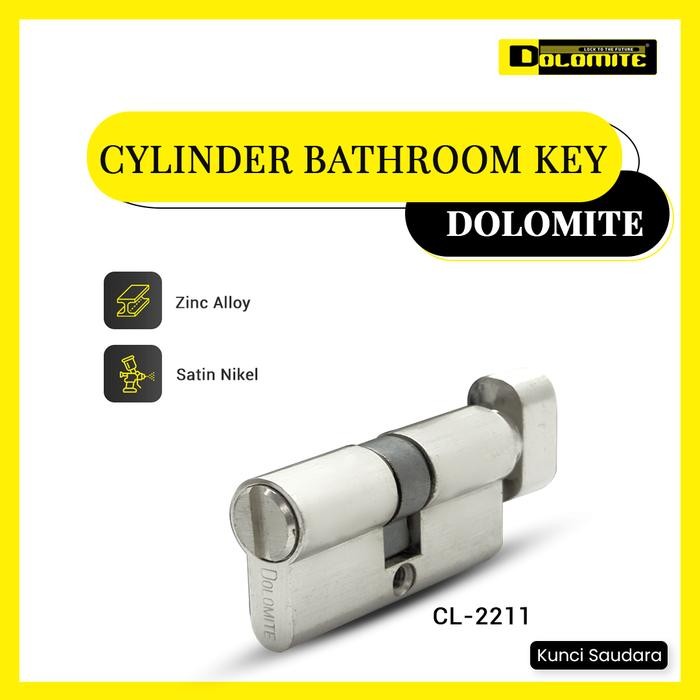 CYLINDER KNOB KEY 60MM BK ประตู HANDLE CYLINDER BK 2211