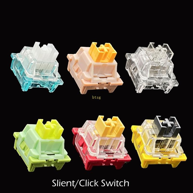 Outemu Silent/Clicky Switches 3Pin Pre-Lubed Linear Tactile  Gaming MX Switch