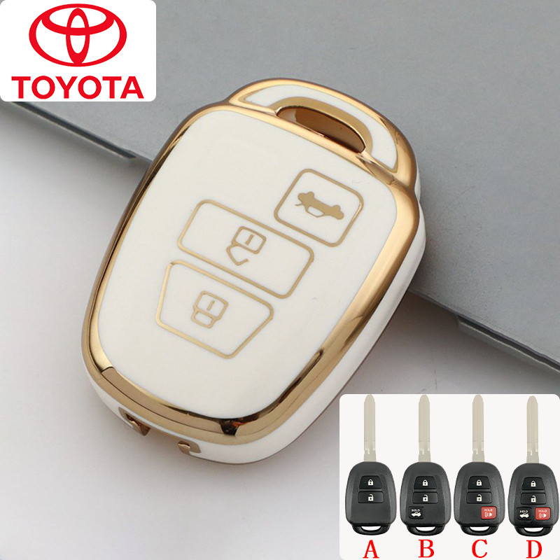 ฝาครอบกุญแจอัจฉริยะ Toyota เหมาะสําหรับ Toyota VIOS/Yaris/Yaris 2023 Sport/Commuter 2012/ativ 2018 เปลือกกุญแจรถ