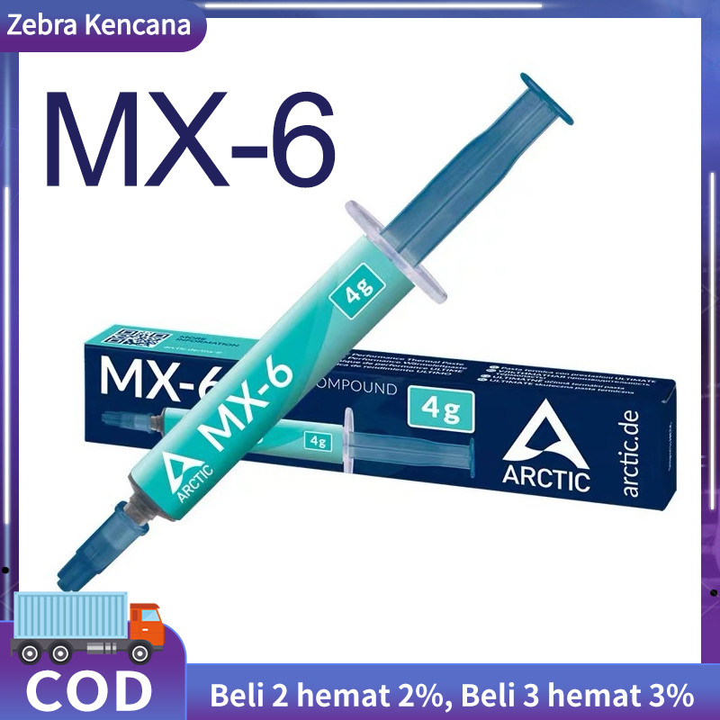 ARCTIC MX-4/MX-6 Thermal Paste (4 กรัม) - ประสิทธิภาพสูง MX4 | Arctic MX4 Thermal Paste 4 กรัม