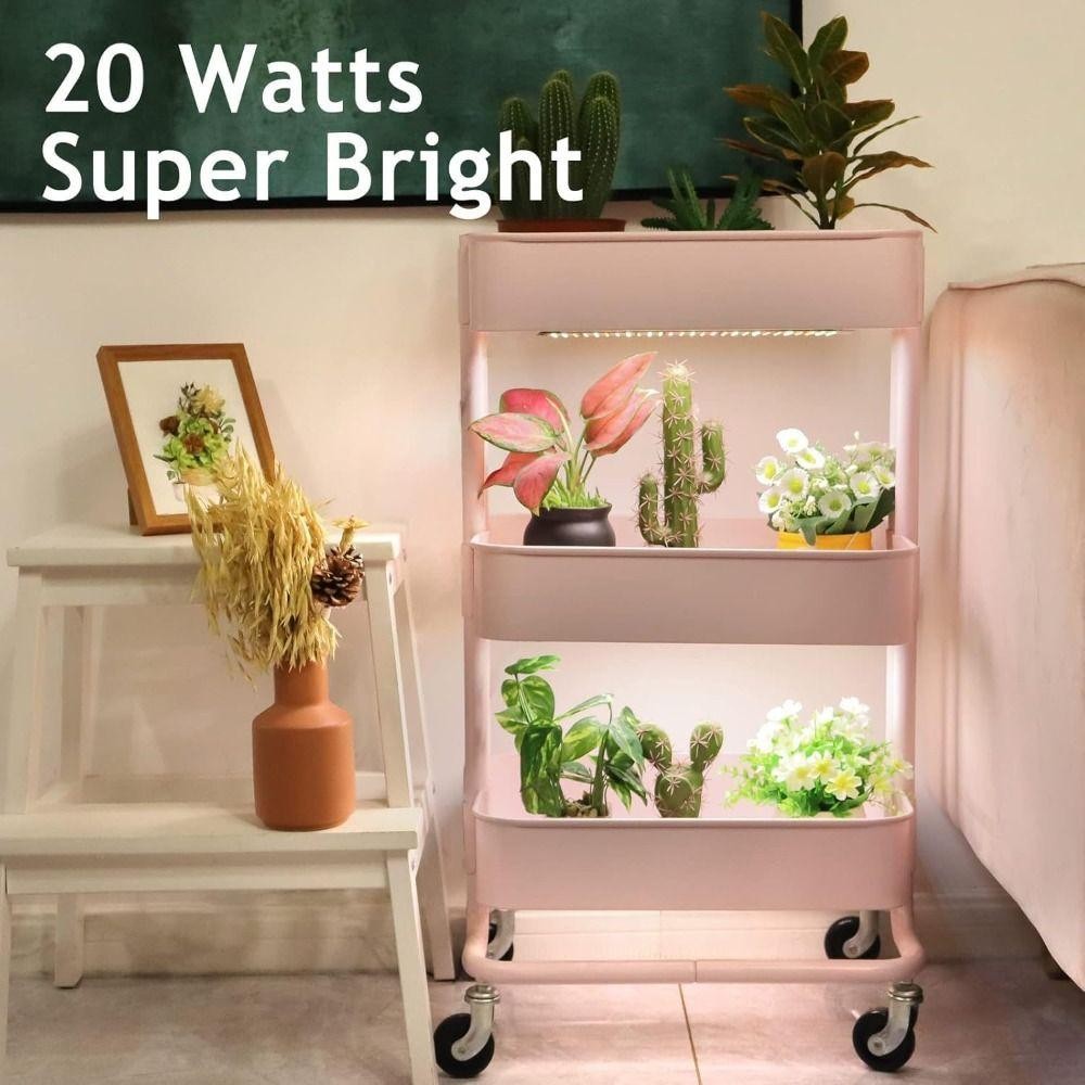 ยอดเยี่ยม ไฟปลูกต้นไม้,10ระดับหรี่แสงได้3โหมดแสง นํา เต็มสเปกตรัมเติบโตไฟ,คุณภาพสูงติดตั้งง่าย24ชั่วโมงวงจรจับเวลาภายใต้ตู้เติบโตโคมไ - รูปที่ 6