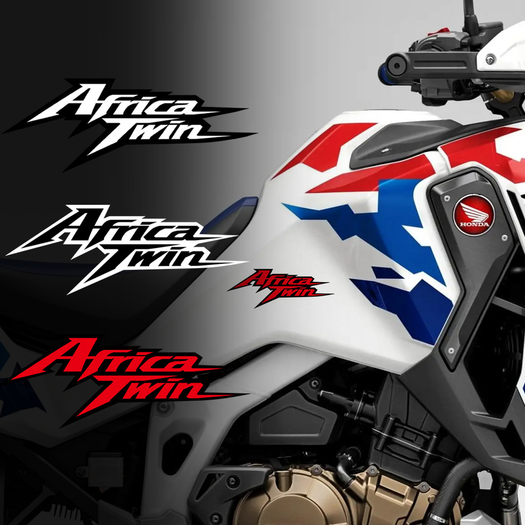 2pcs Honda สะท้อนแสงสติกเกอร์กันน้ําอุปกรณ์เสริมรถจักรยานยนต์ Body Fender Decals สําหรับ Honda Afric