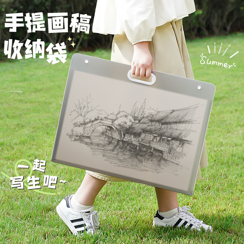 หนังสือภาพเก็บหนังสือแบบพกพา 4k รูปภาพโฟลเดอร์ Tote กระเป๋า 8K Art Works ข้อมูลคอลเลกชันหนังสือ a3 โ